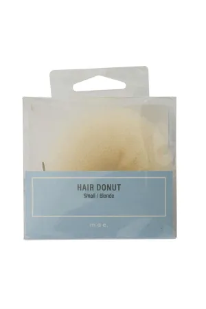MAE 40-2002BL Hair Donut Small Blonde
