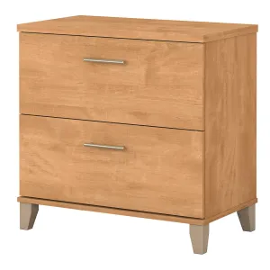 Magomed 2-Drawer Lateral Filing Cabinet Gracie Oaks Color: Maple Cross