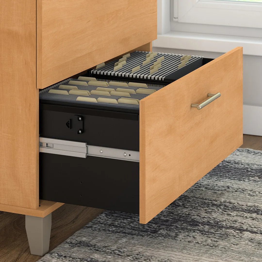 Magomed 2-Drawer Lateral Filing Cabinet Gracie Oaks Color: Maple Cross