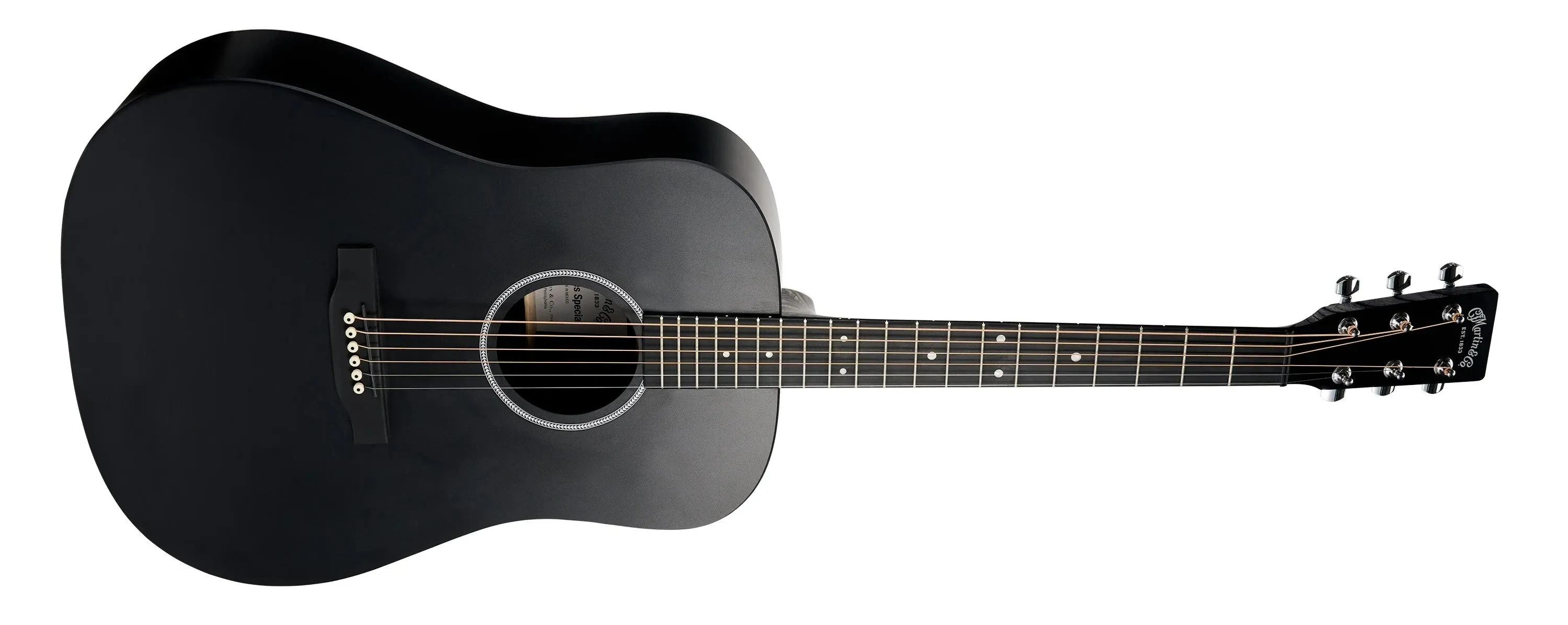 Martin & Co. X Series D-X1 Dreadnought HPL Acoustic Guitar w/ Gigbag, Black