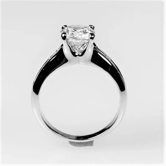 Mary 1.5ct Round CZ Engagement Ring Set | 2.8ct