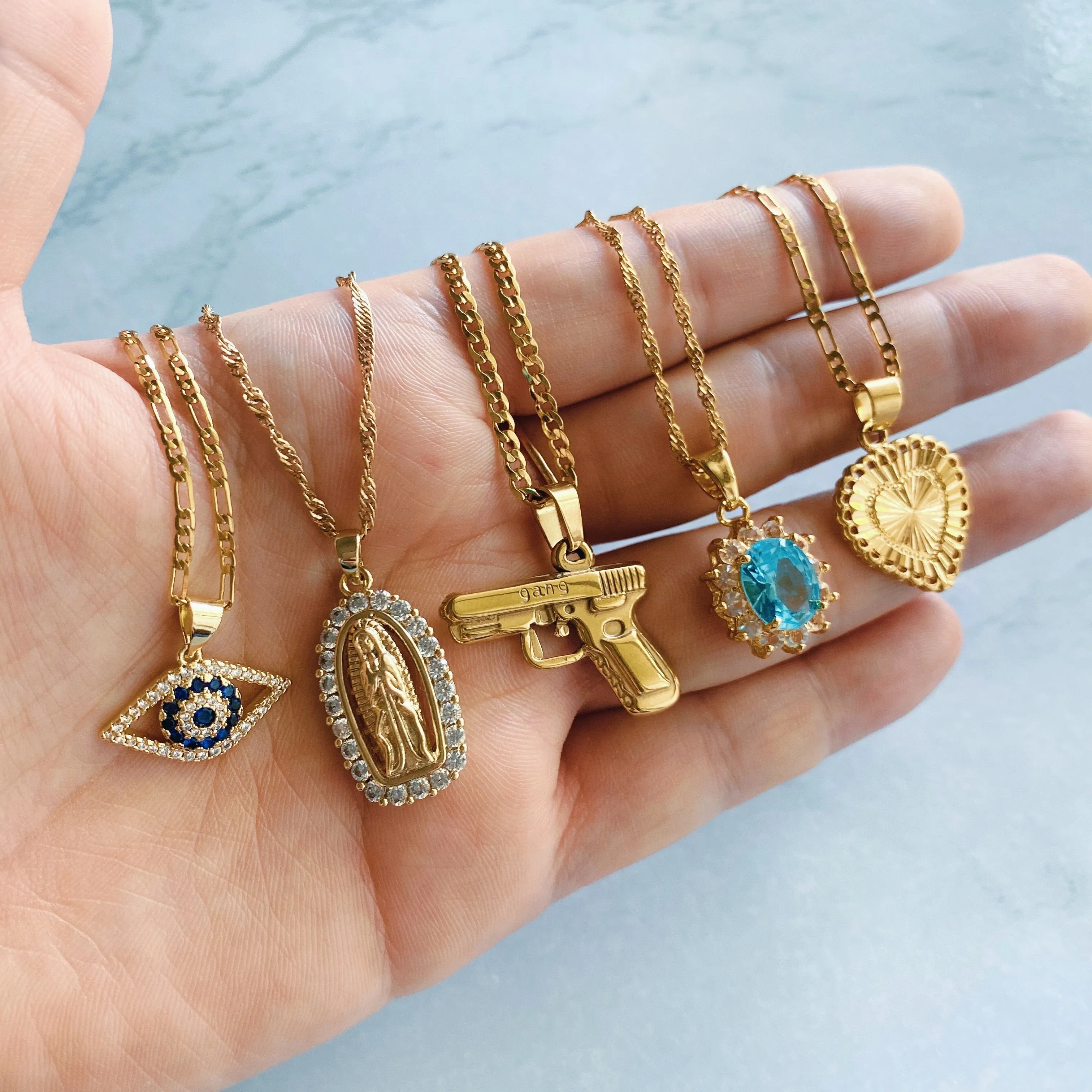 Mary Crystal Necklace
