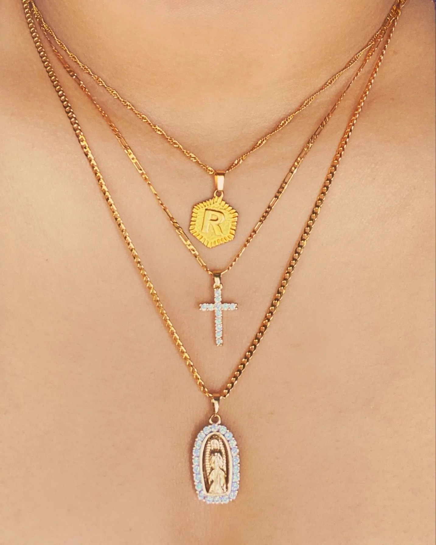 Mary Crystal Necklace
