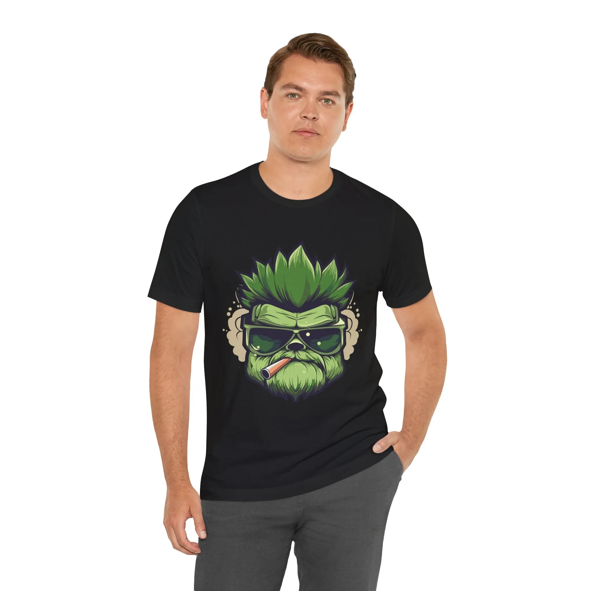Mary Jane Moments Unisex Jersey Tee - Colorful Cannabis Art Tee
