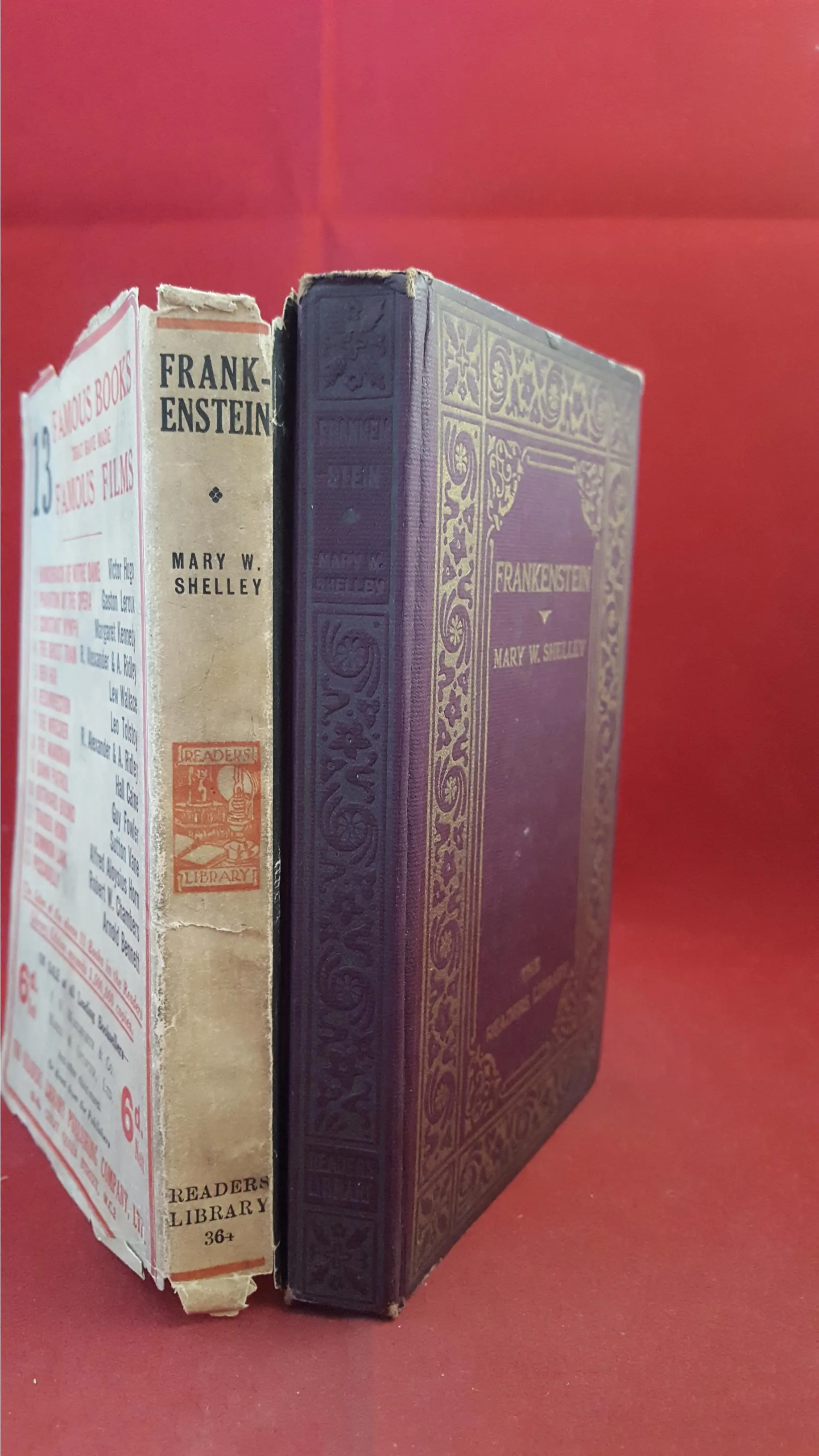 Mary W Shelley - Frankenstein, The Readers Library, Book Number 364, 1931?