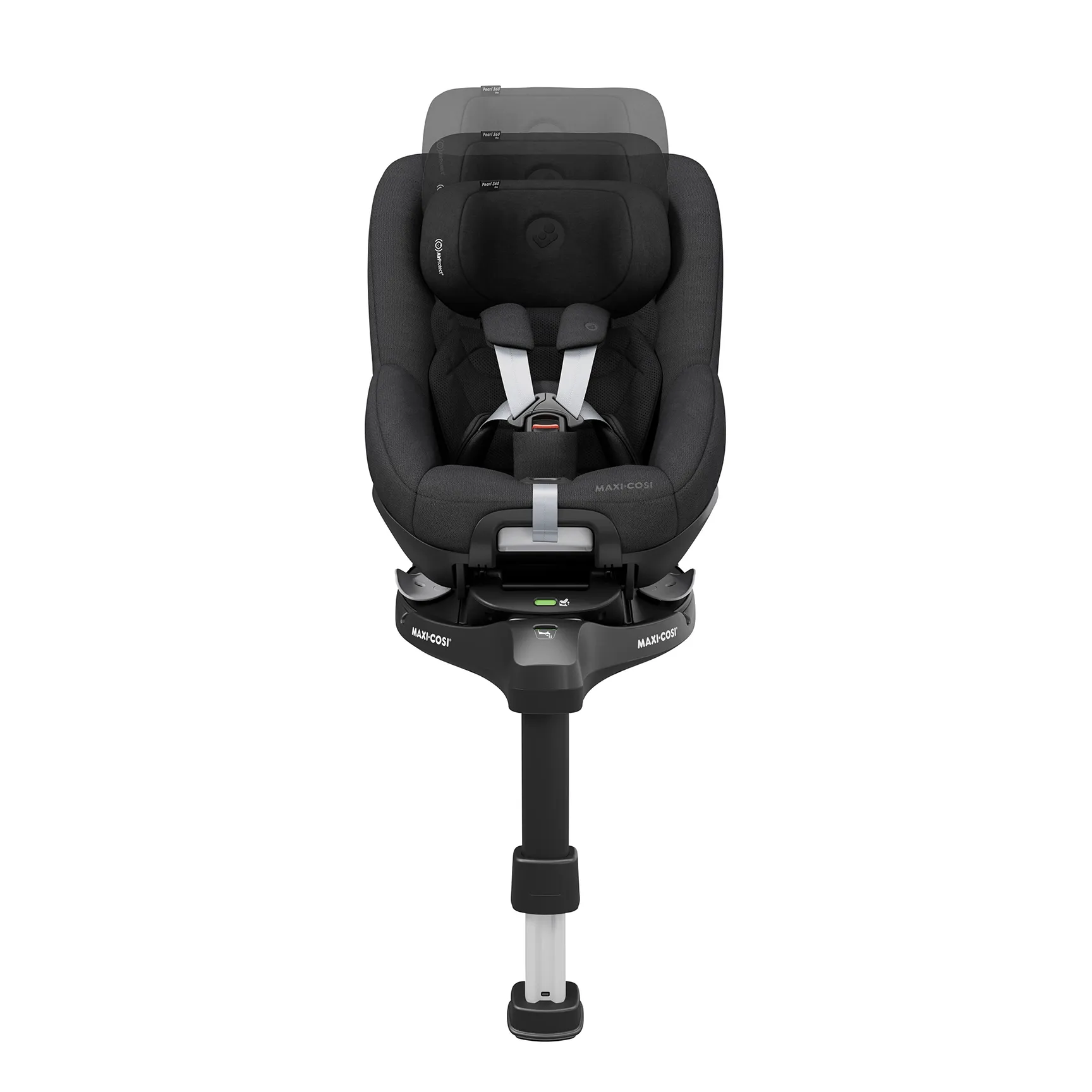 Maxi-Cosi Pearl 360 Pro & FamilyFix 360 Pro in Authentic Black