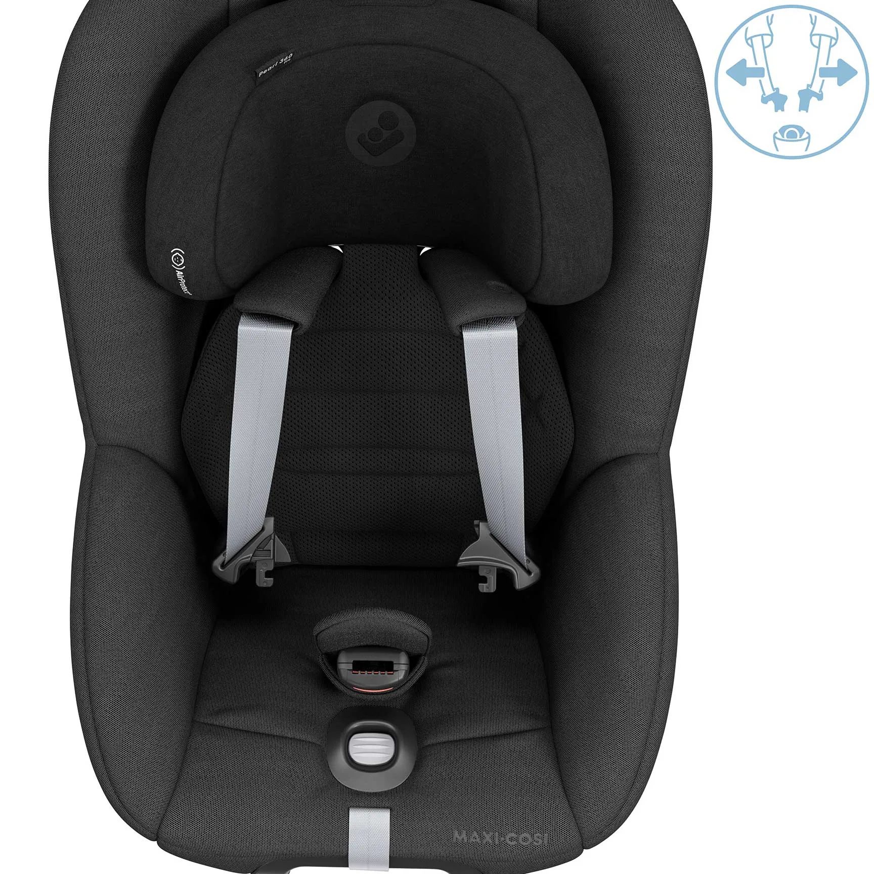 Maxi-Cosi Pearl 360 Pro & FamilyFix 360 Pro in Authentic Black
