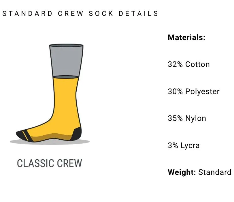 Merge4 Jane Goodall Endangered Classic Crew Socks