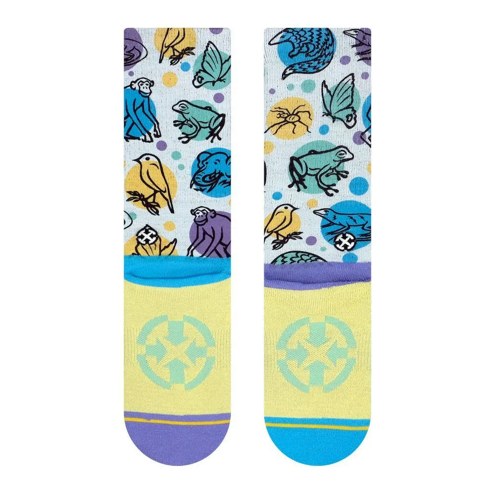 Merge4 Jane Goodall Endangered Classic Crew Socks