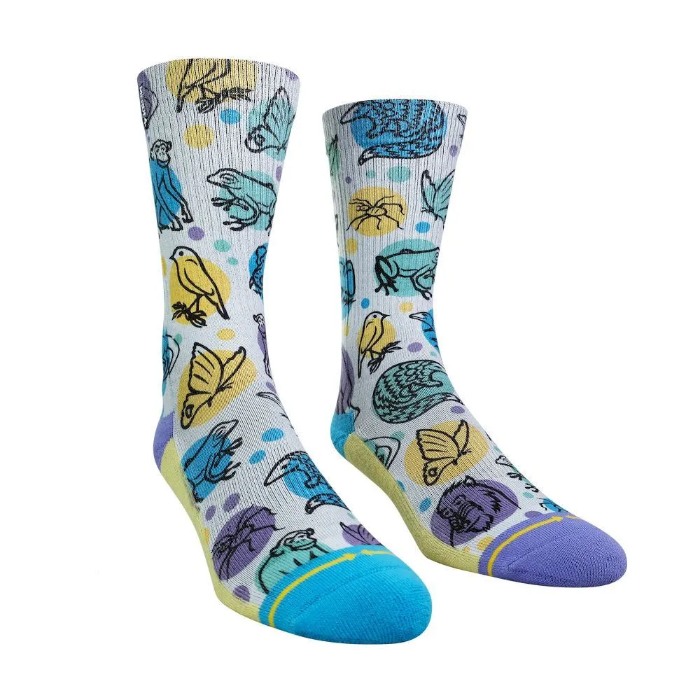 Merge4 Jane Goodall Endangered Classic Crew Socks