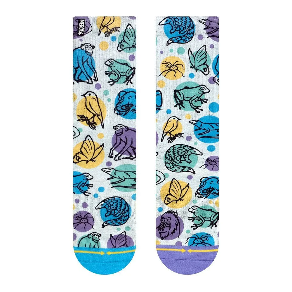 Merge4 Jane Goodall Endangered Classic Crew Socks