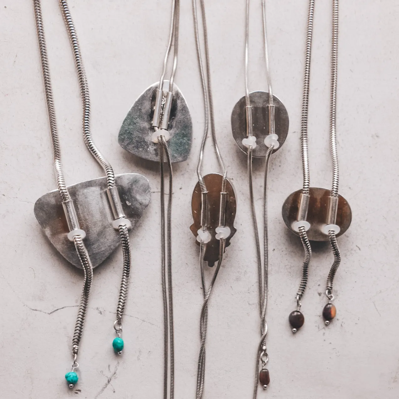 Mexican Opal Chain Bolo #2
