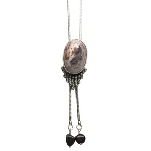 Mexican Opal Chain Bolo #2
