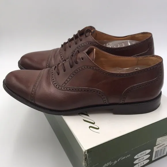Mezlan Florence brown dress shoes soft leather excellent condition