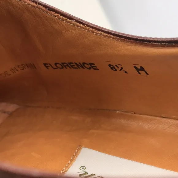 Mezlan Florence brown dress shoes soft leather excellent condition