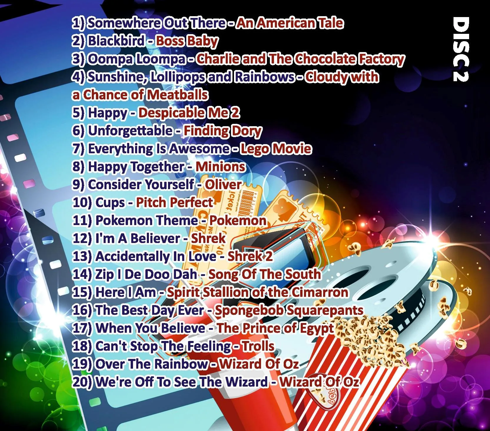 Mr Entertainer Big Karaoke Hits of Kids Movies