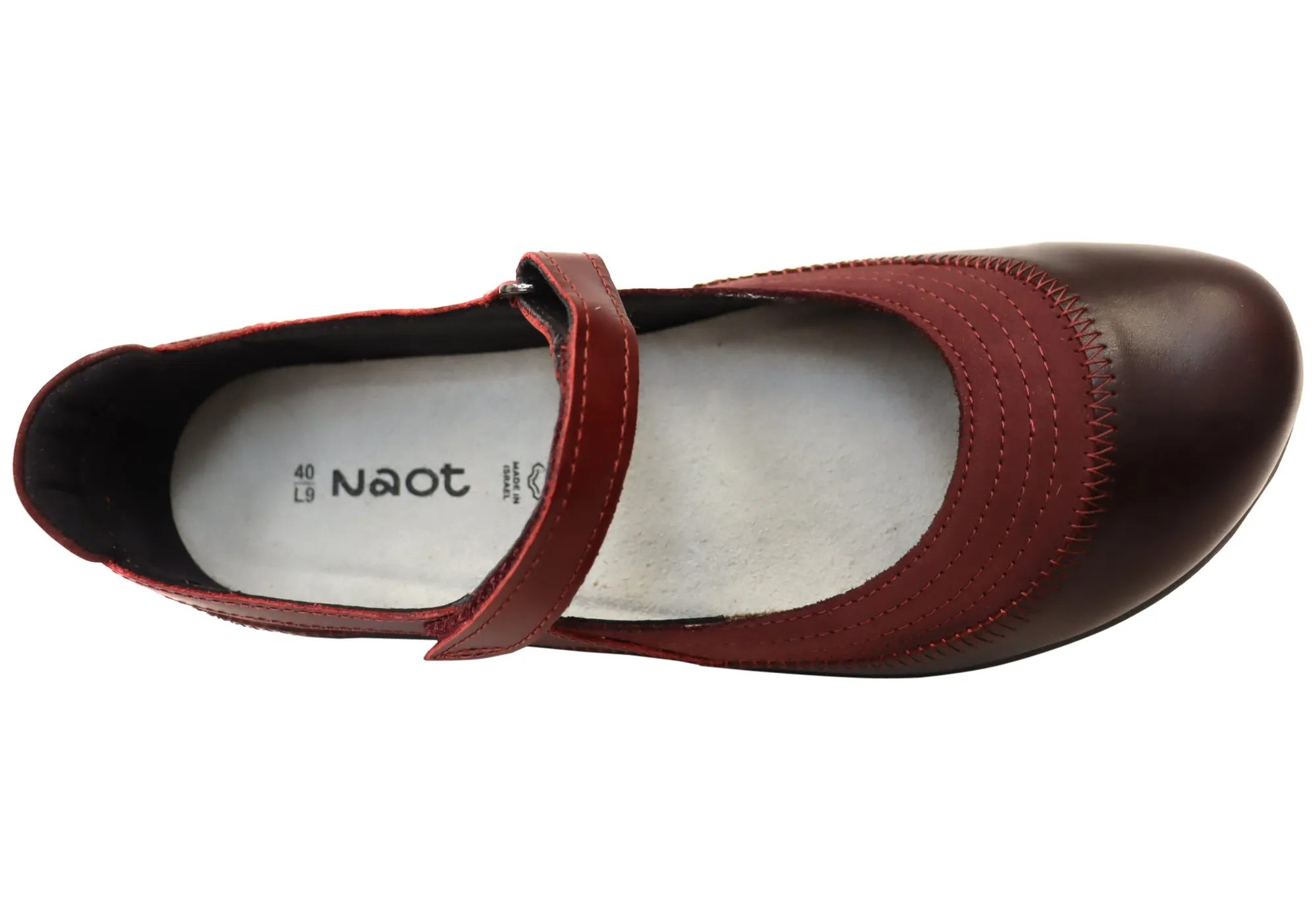 Naot Kirei Womens Comfort Leather Orthotic Friendly Mary Jane Shoes