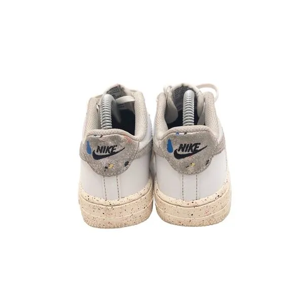 Nike Air Force 1 LV8 3 Paint Splatter-White Sail Shoes Kid's Size 1.5