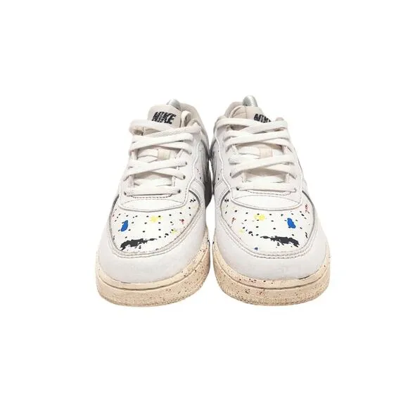 Nike Air Force 1 LV8 3 Paint Splatter-White Sail Shoes Kid's Size 1.5