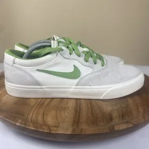 Nike SB Chron 2 Phantom Chlorophyll Mens White And Green Size 11.5 Low Top Shoes