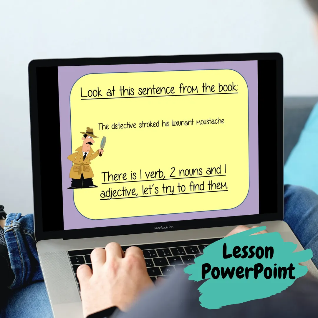 Nouns, Verbs and Adjectives Complete Lesson Awful Auntie