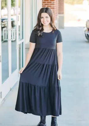 Our Favorite Black Midi Dress
