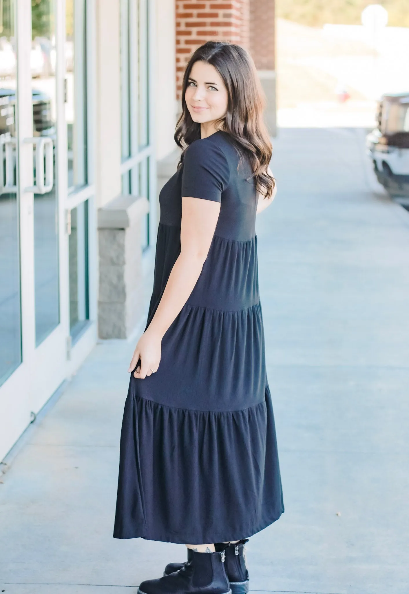 Our Favorite Black Midi Dress