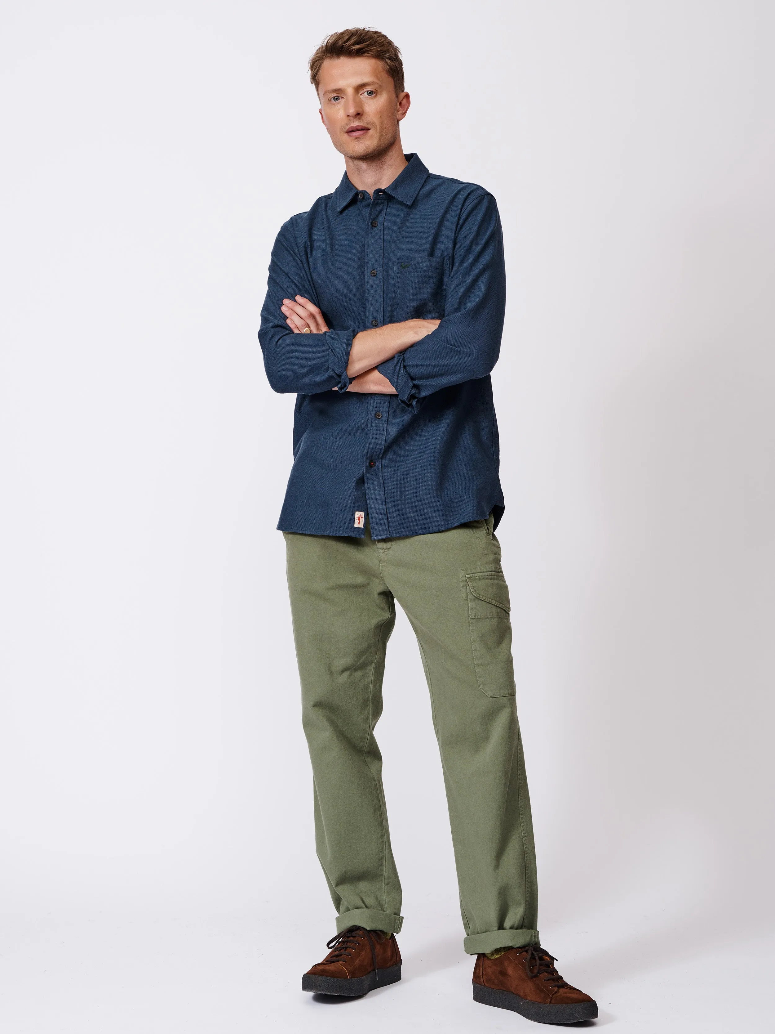Oxcombe Brushed Oxford Button Down Shirt