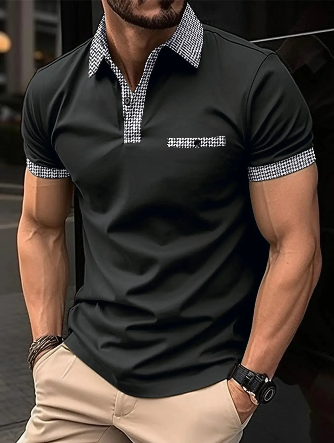 Oxford Contrast Polo