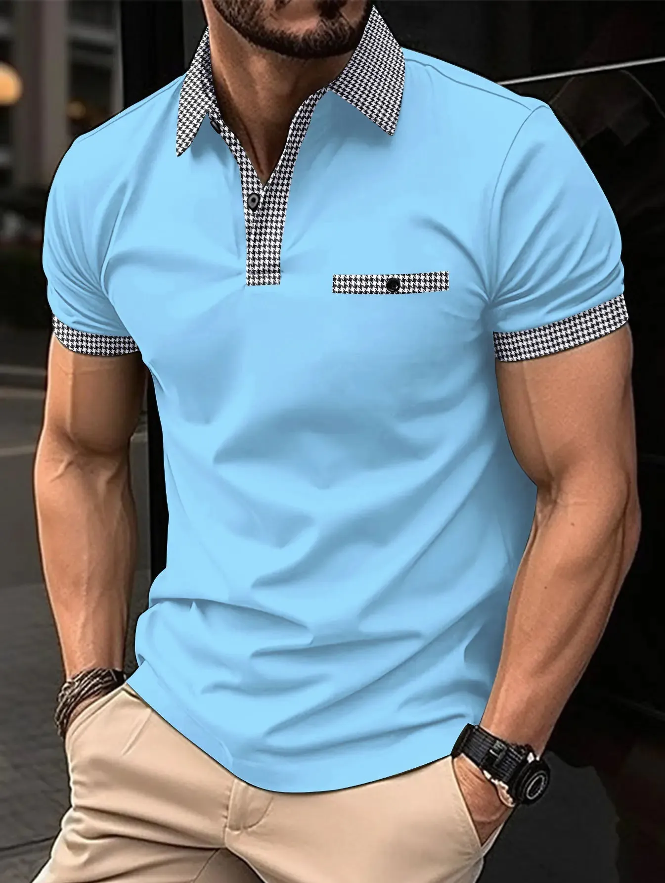 Oxford Contrast Polo