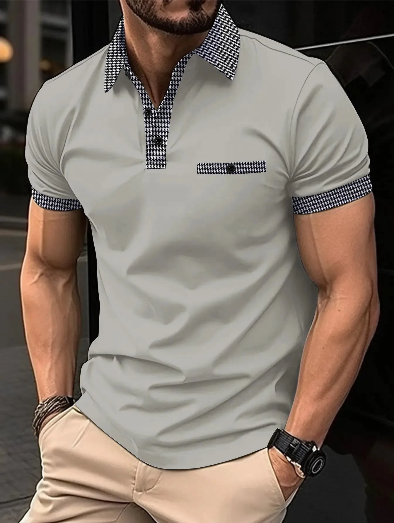 Oxford Contrast Polo