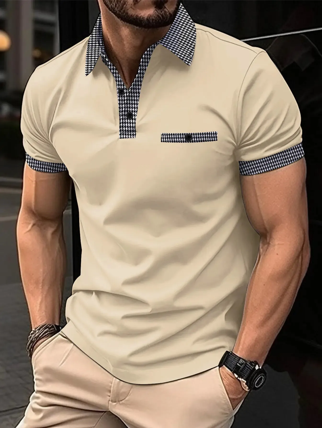 Oxford Contrast Polo