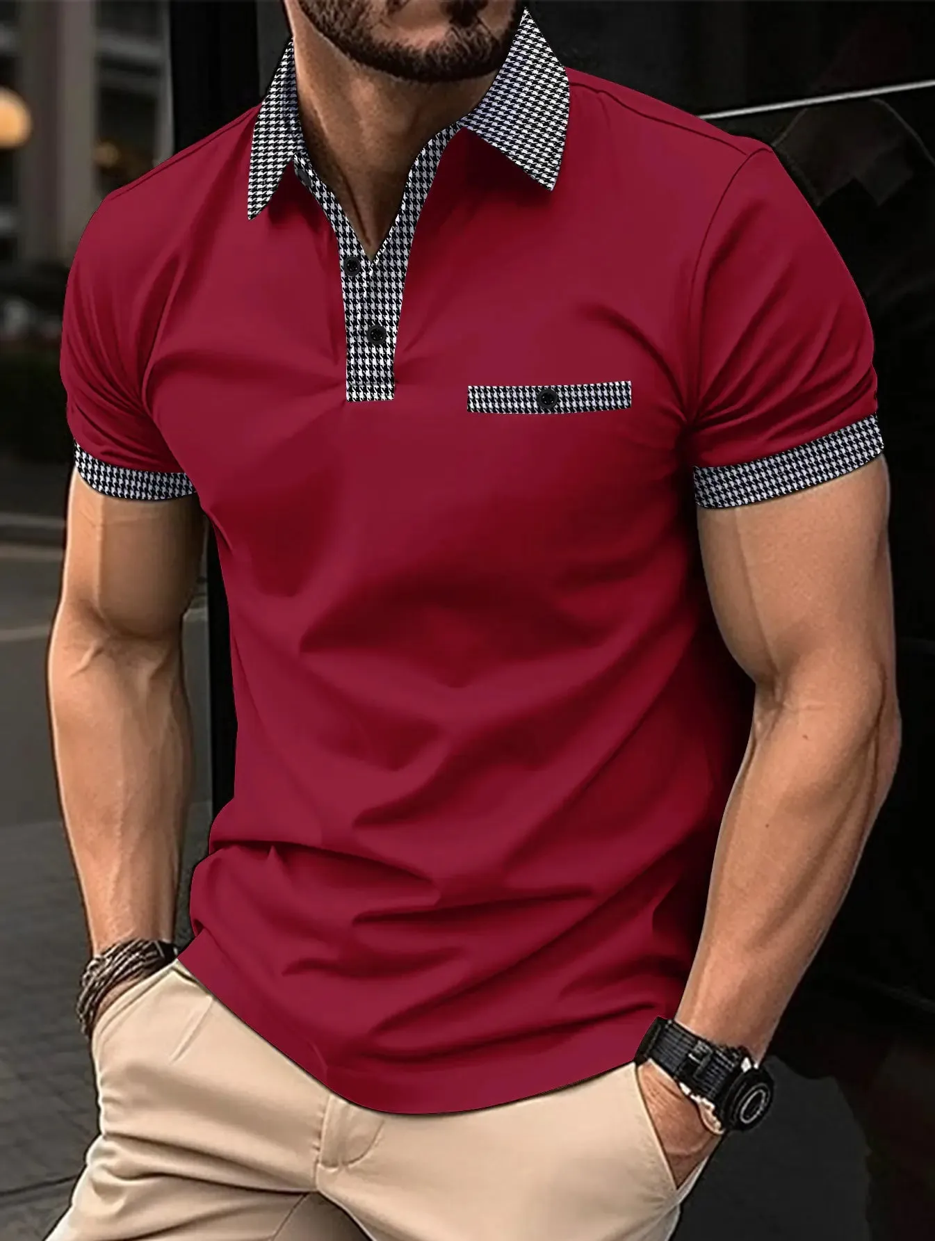 Oxford Contrast Polo