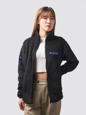 Oxford Department of Oncology Unisex Sherpa Fleece Zipped Jacket
