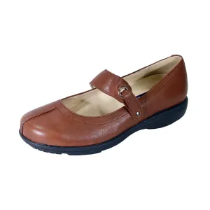 PEERAGE Deena Women's Wide Width Mary Jane Leather Shoes