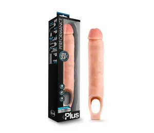 Performance Plus - 11.5 Inch Silicone Cock Sheath  Penis Extender - Vanilla