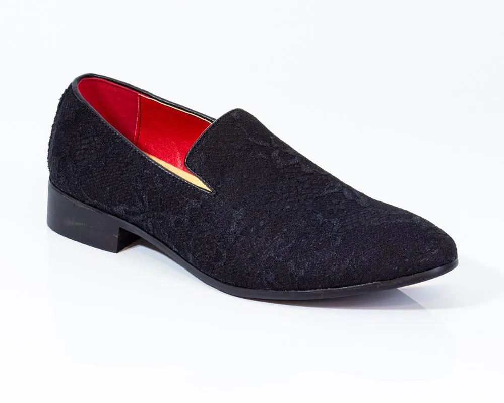 Premium Black Loafers for men designer slip on casual / dress shoes –