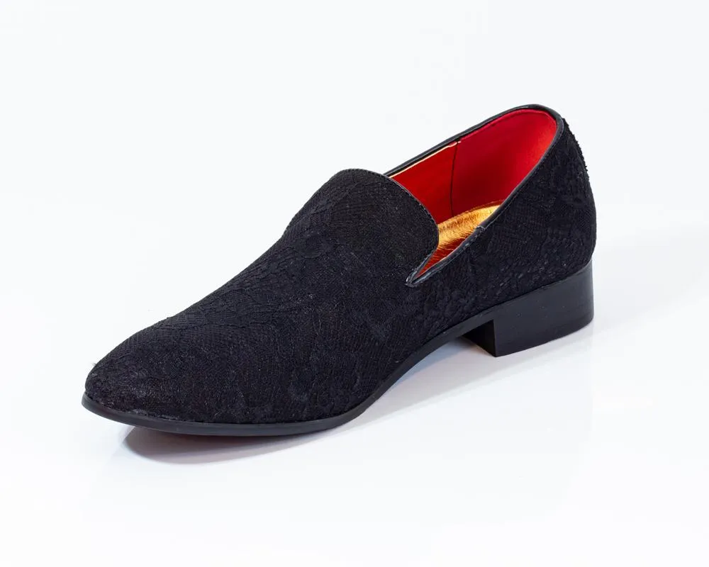 Premium Black Loafers for men designer slip on casual / dress shoes –