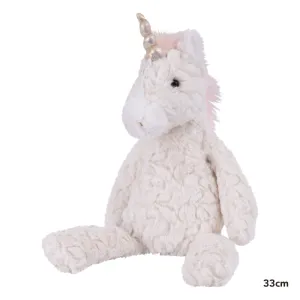Putty Animal Cream Unicorn 33cm