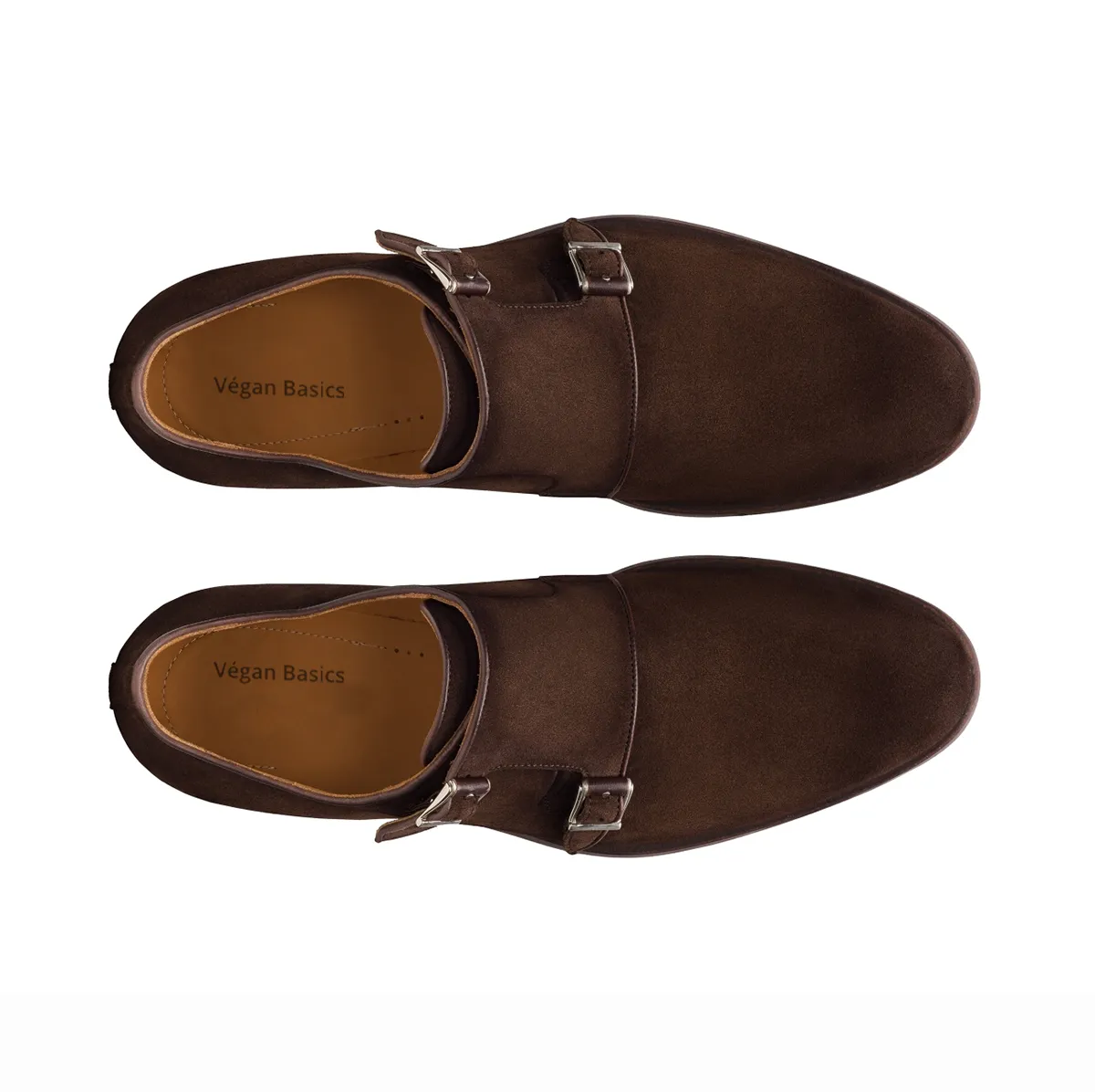 Quole Brown Suede Monk Shoes