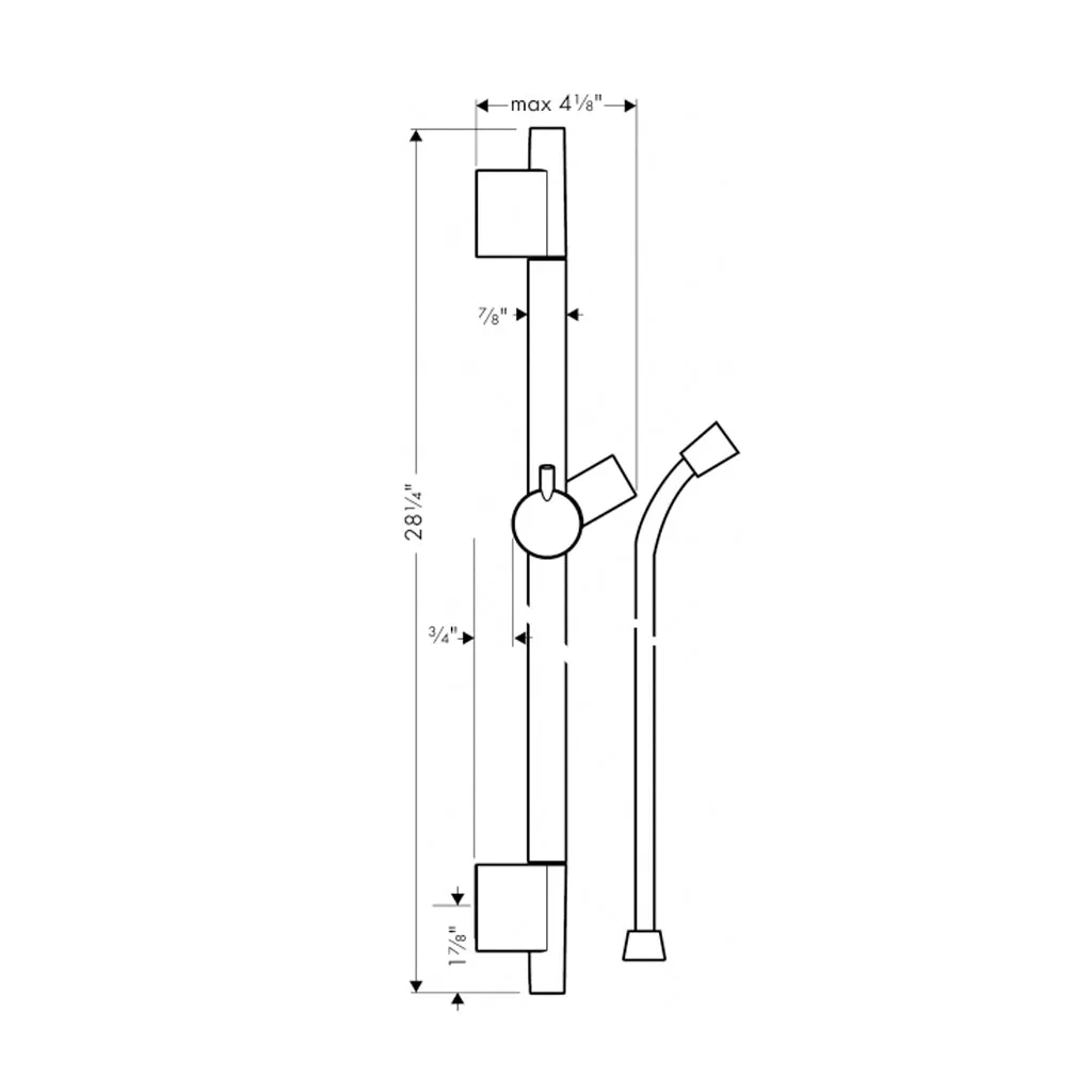 Raindance S 2-Way Thermostatic Trim Complete Shower Set - Wall Mount - 6" Brass/Polished Chrome