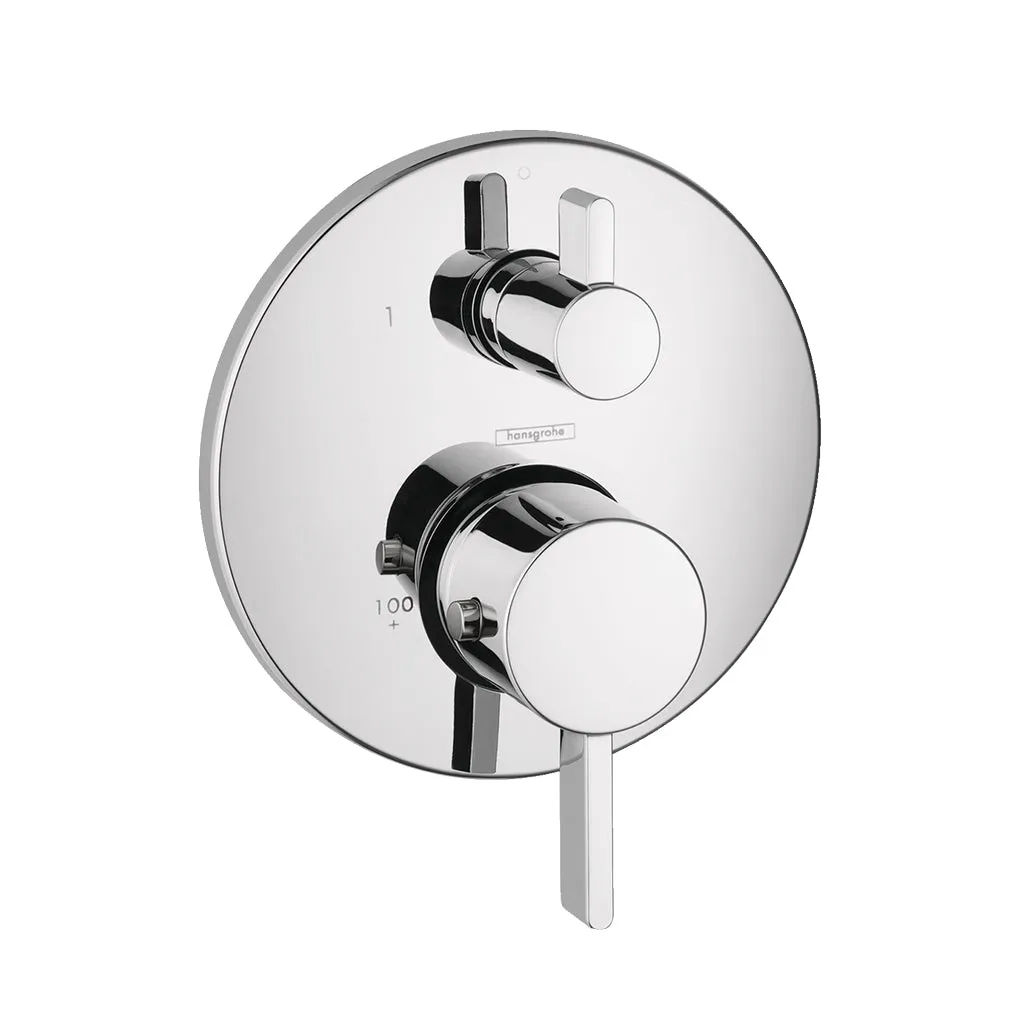 Raindance S 2-Way Thermostatic Trim Complete Shower Set - Wall Mount - 6" Brass/Polished Chrome