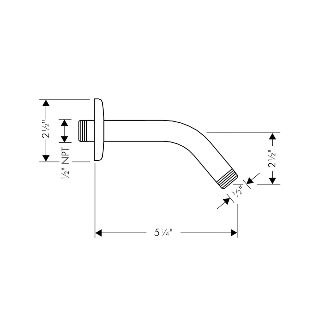 Raindance S 2-Way Thermostatic Trim Complete Shower Set - Wall Mount - 6" Brass/Polished Chrome