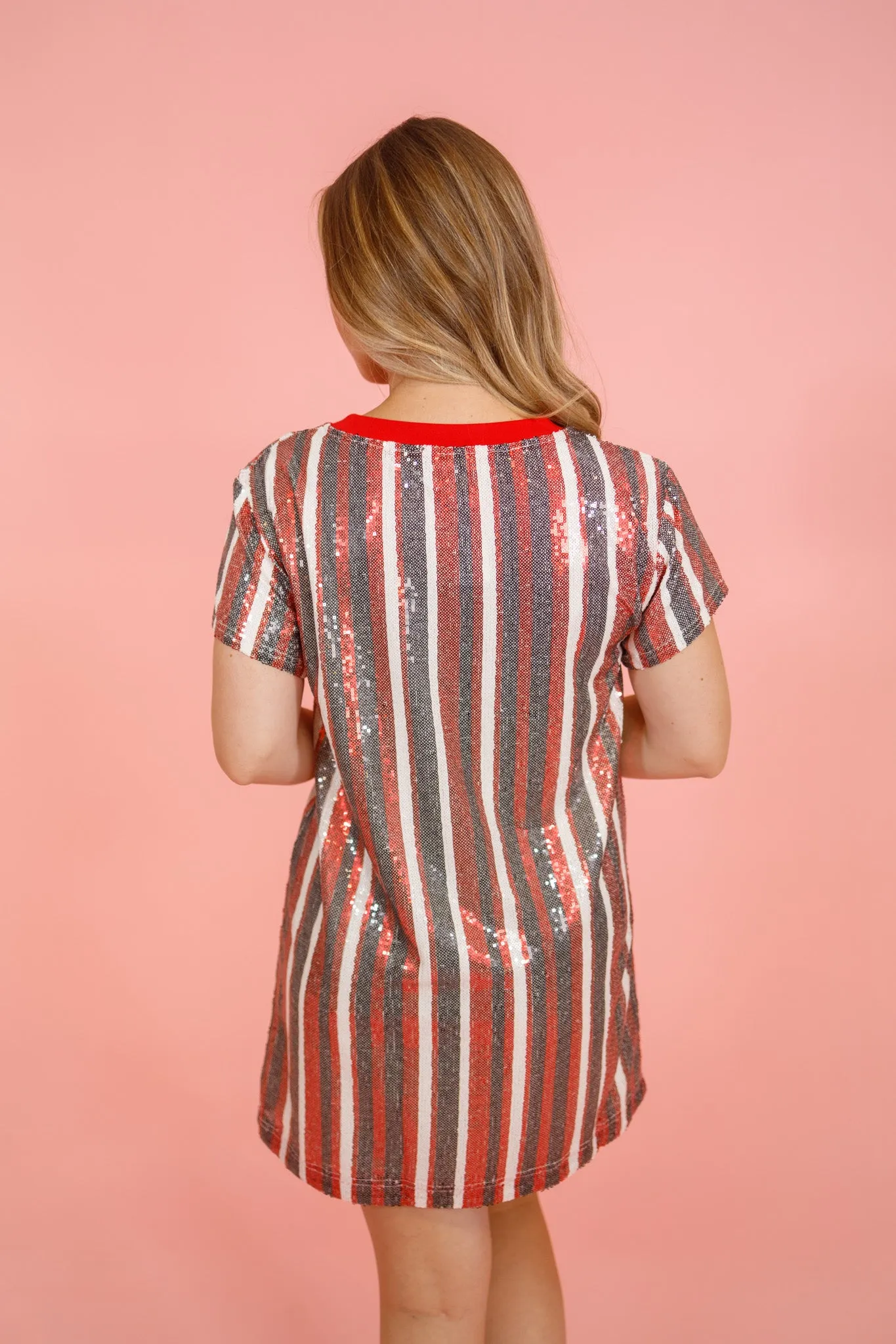 Red and Black Julia Dress