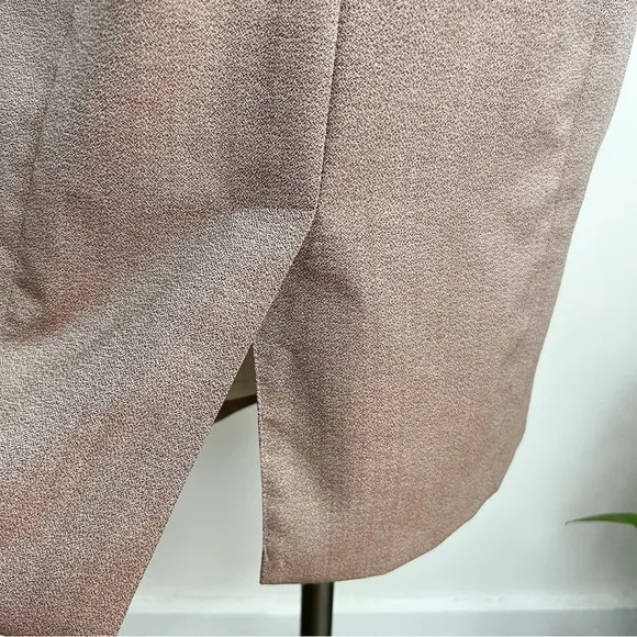 REISS Turner Fitted Shift Dress in Burnt Rose size 8
