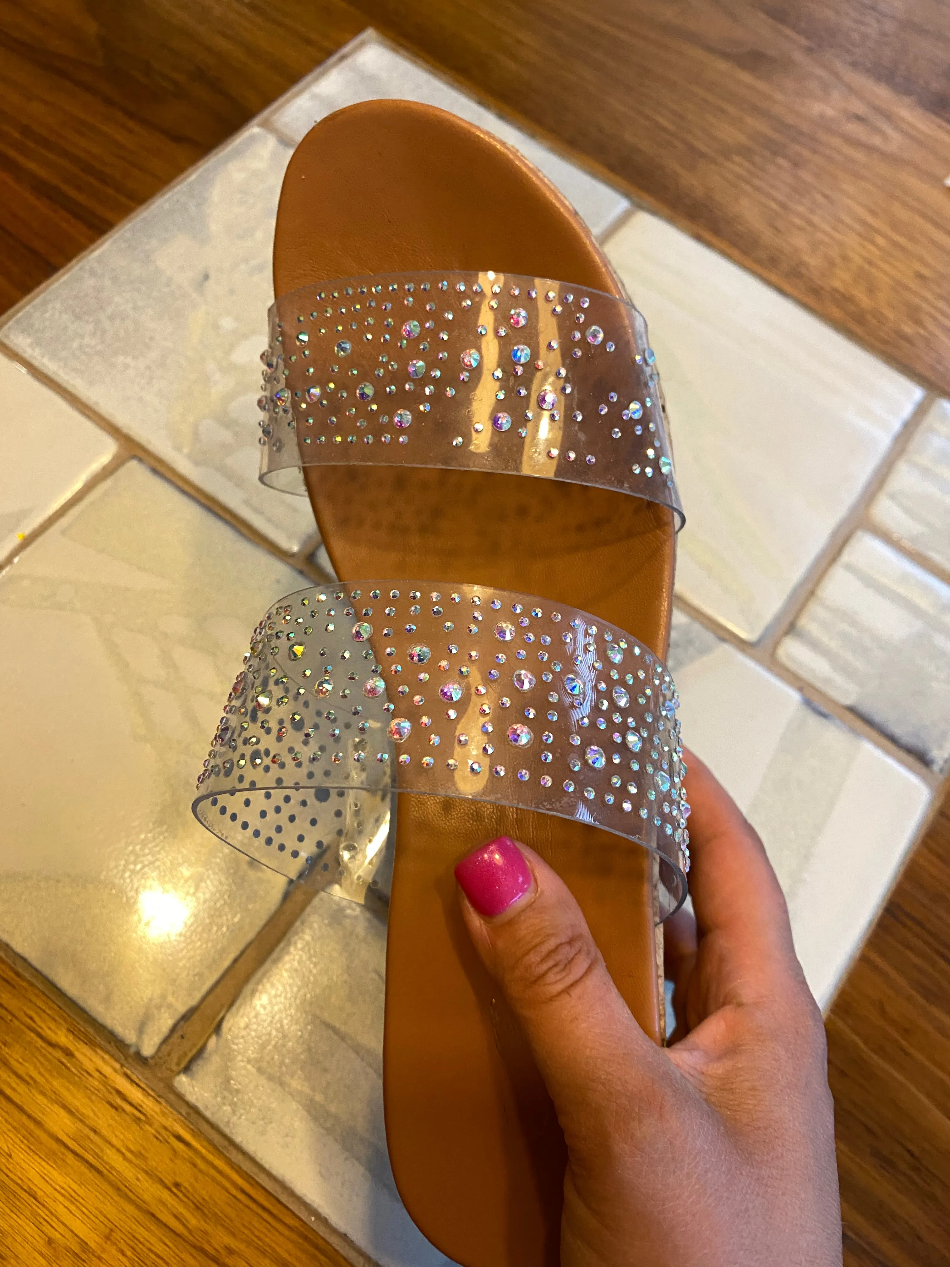 Rhinestone Dream Wedges
