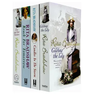 Rita Bradshaw Collection 4 Books Set (Candles in the Storm, Reach for Tomorrow)