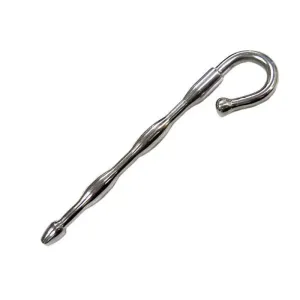 Rouge Garments 3.9-inch Stainless Steel Silver Wave Urethral Plug