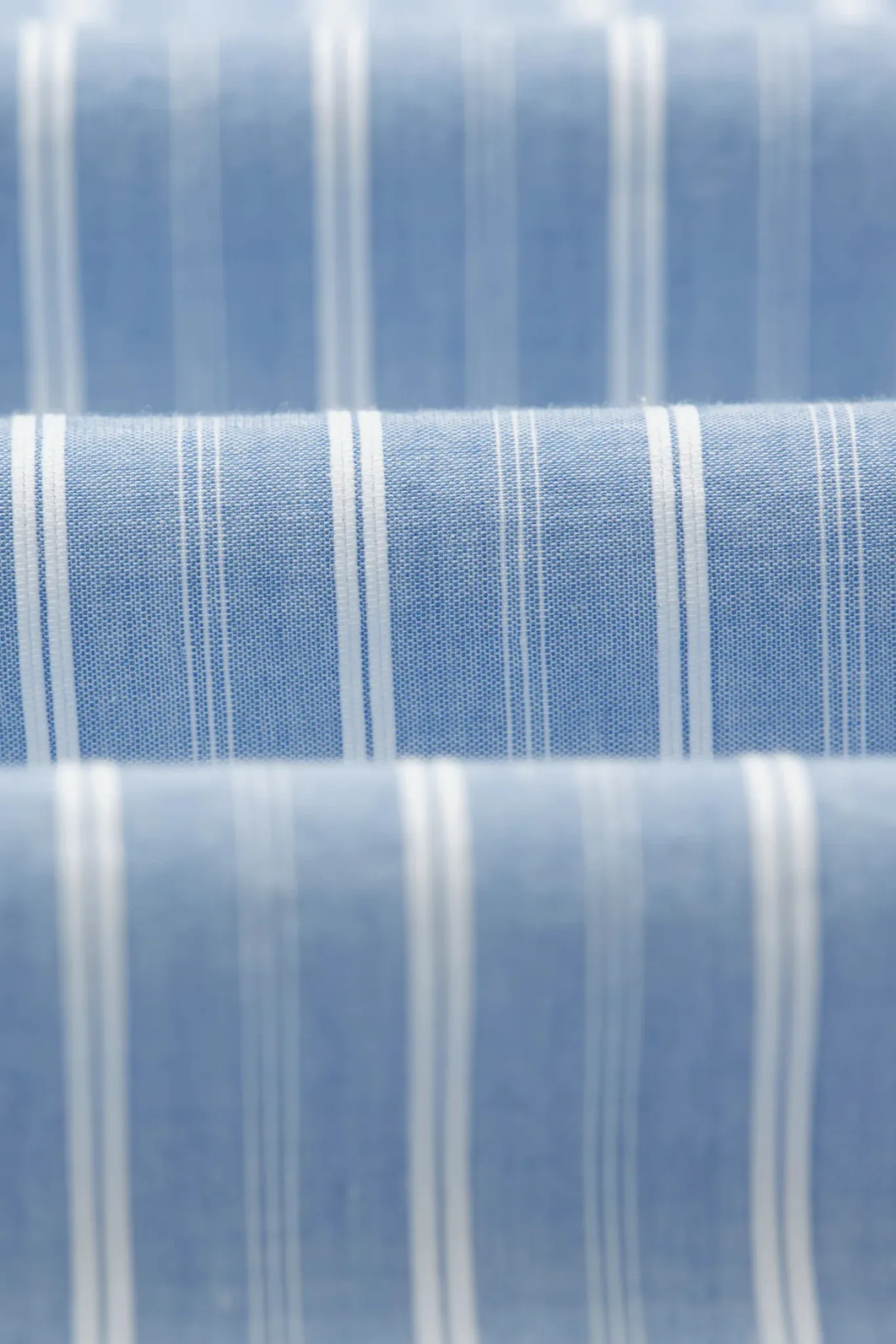 ROVE LS POPLIN STRIPE SHIRT - BLUE