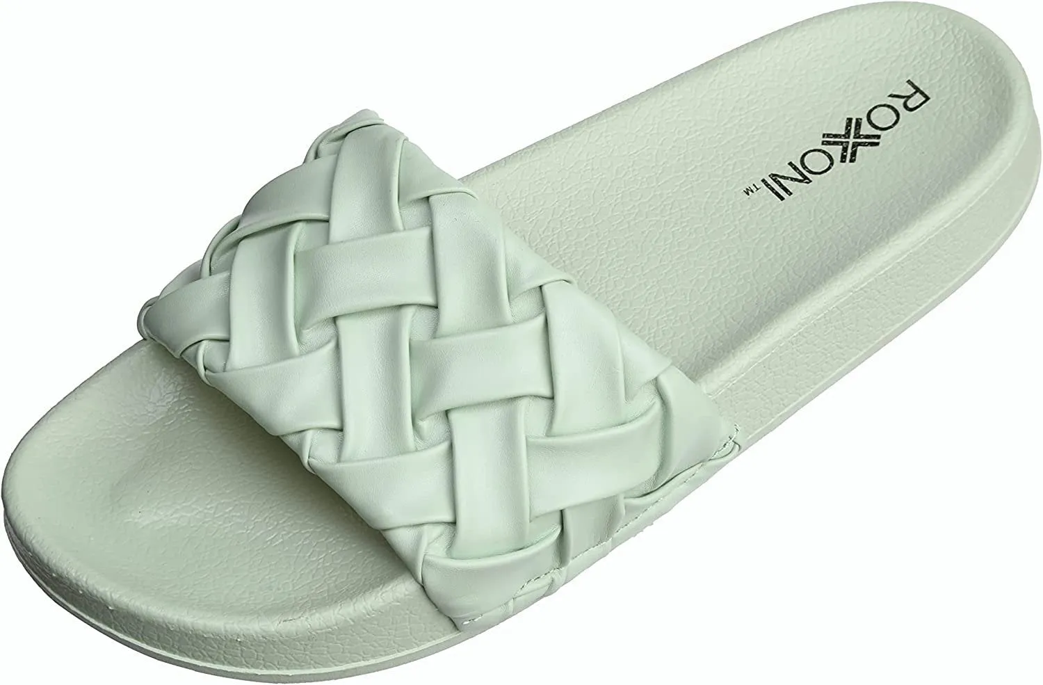 Roxoni Trendy Slides for Women – Comfort & Unmatched Luxury – Stylish Braided Strap Pattern